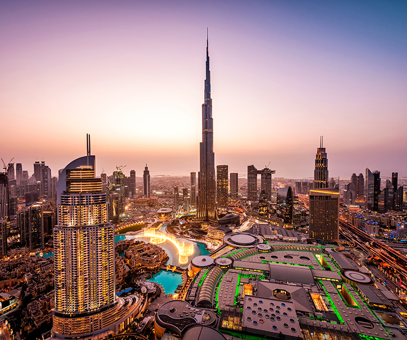 Skyline de Dubai