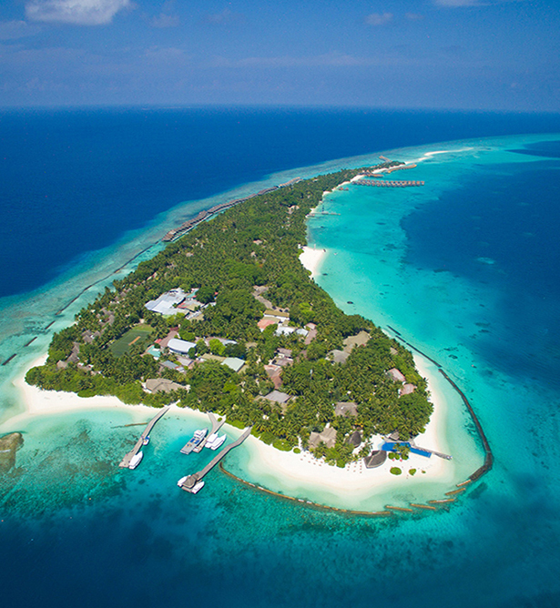 Isla del resort Kuramathi, Maldivas