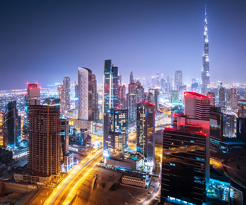 Skyline de Dubai