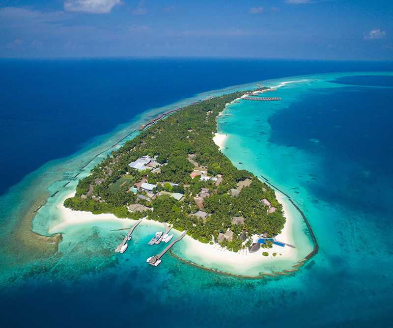 Isla del resort Kuramathi, Maldivas