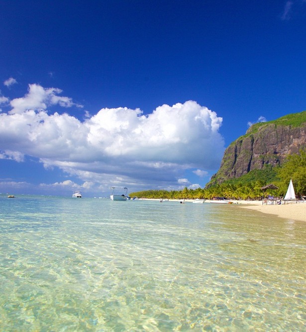 Playa de Le Morne en Mauricio