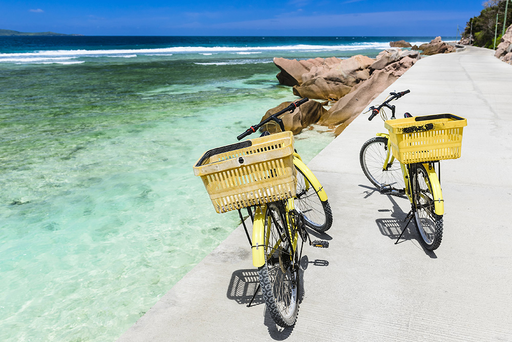 Bicicletas en La Digue