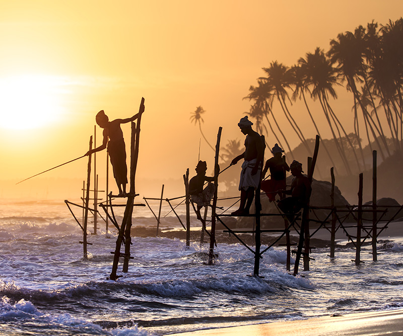 Pescadores de Weligama